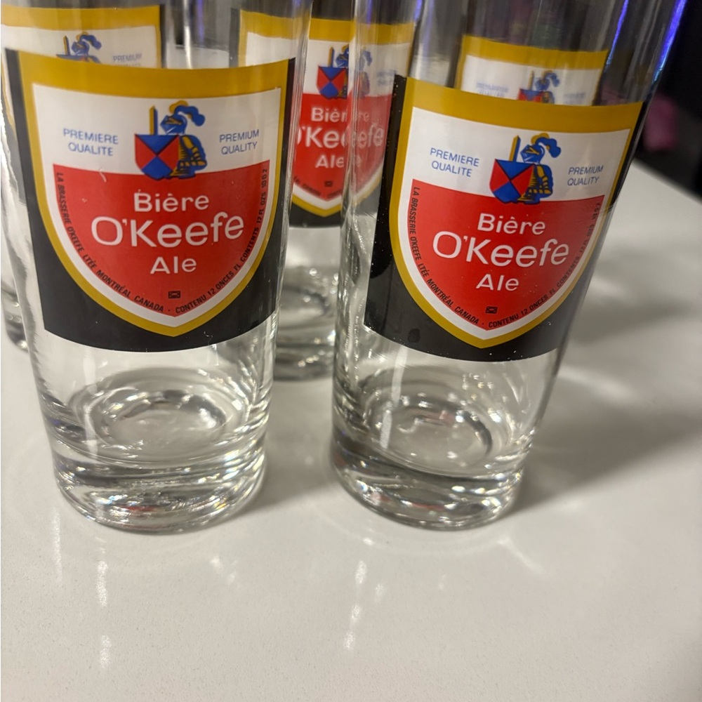 Ale Glass Set - Red and Black